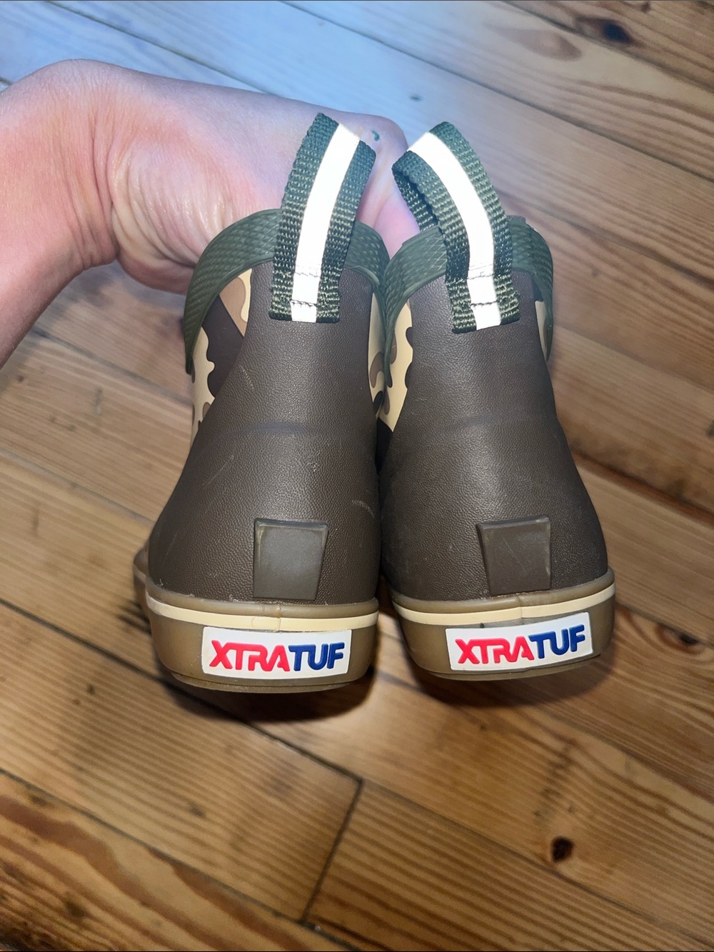 XTRATUF Little Kids' Camo Boots - Brown/Green - Picture 6 of 7